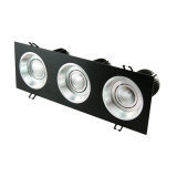 Drawing Black+Silver Inner Ring 45W COB LED Wall Washer