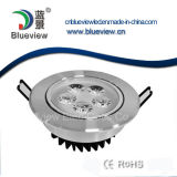 9W Highlight Silvery LED Recessed Ceiling Light