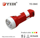 Flate&Round Pin Plug Rechargeable LED Torch Flashlight