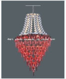 Red Blown Glass Craft Chandelier for Decoration