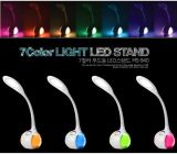 Romantic 7 Color LED Table Lamp Eye-Protection Reading Light Energy Saving LED Light