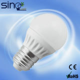 China Manufacturer G45 3W LED Golf Ball 2835SMD E27 Base LED Light Bulb