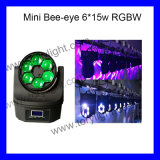 Mini 6*15W LED Moving Head Wash Light