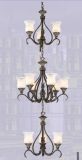 Saint Malo Steel Glass European, Chandelier, Home Lamp, Hotel Light (CU10512)