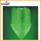 Crystal Fiber Optic Chandelier Ceiling Light (ICON-FC-08)