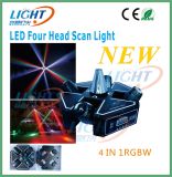 4X12W LED Moving Head CREE Quad Beam Scan Light
