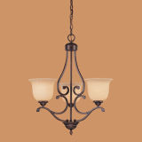 Hot Sale Chandelier with Glass Shade (1023RBZ)