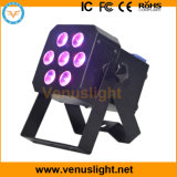 LED Flat PAR Stage Light with 7X12W 6in1 LEDs