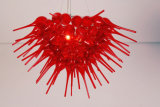 Red Special Design Glass Chandelier Handmade