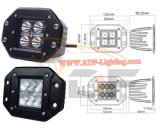 CREE 12W 18W 20W IP67 Cubes Auto LED Work Light with Mount Flange