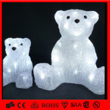 Outdoor/Indoor Acrylic LED Polar Bear Christmas Decorative Light
