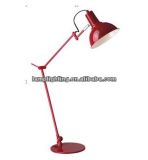 American Office Red Bedside Reading Table Lamp
