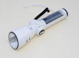 LED Crank Dynamo Solar Flashlight