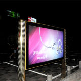 Outdoor Aluminum Double-Side LED Scrolling Light Box with Pedestal (Gd10)