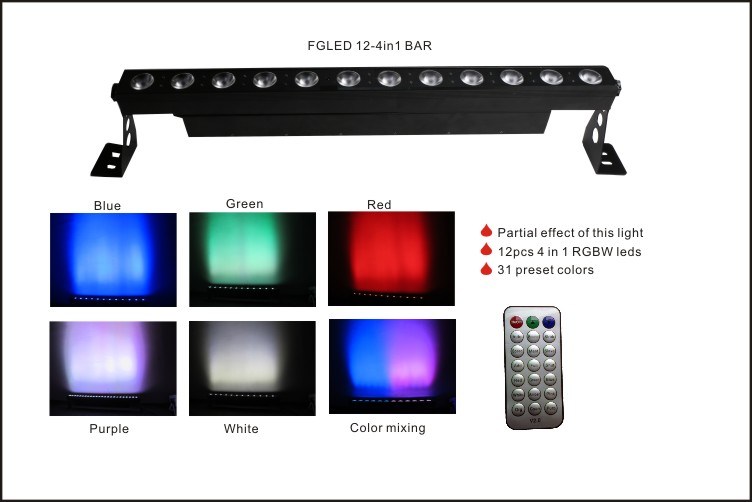 Super Bright 12*4in1 RGBW/a LED Wall Washers