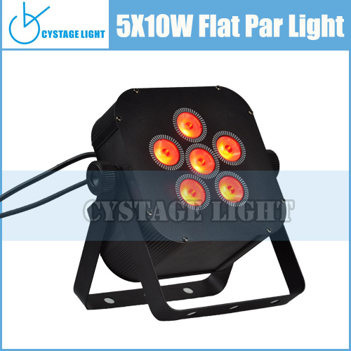 5X10W Rgbauv 5in1 LED Slim PAR