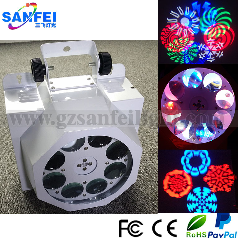 8PCS 3W Stage Enquipment LED Disco Effect Light