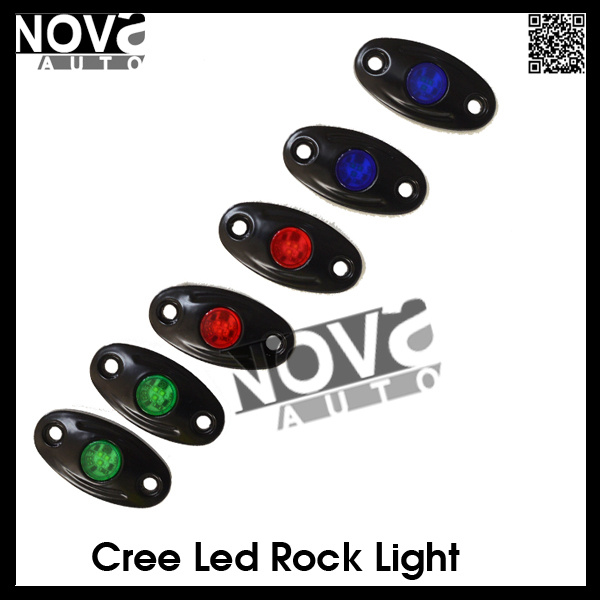 Shenzhen Manufactor 3W Auto LED Work Light off Road Car Accessories LED Rock Light