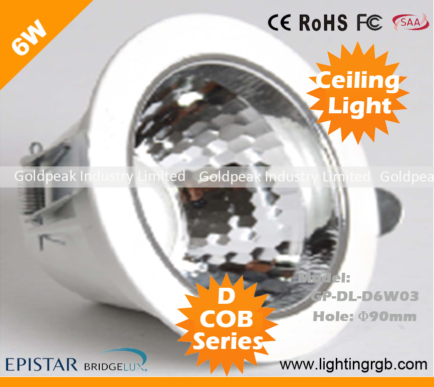 COB 6W LED Ceiling Light/ LED Ceiling Lamp/ LED Downlight/LED Cabinet Light
