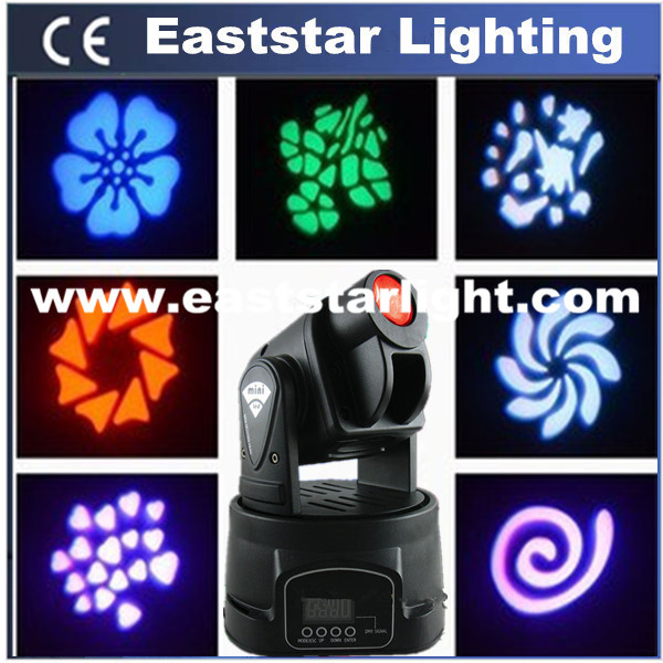 Mini 15W LED Moving Head Spot Disco Light Es-B014