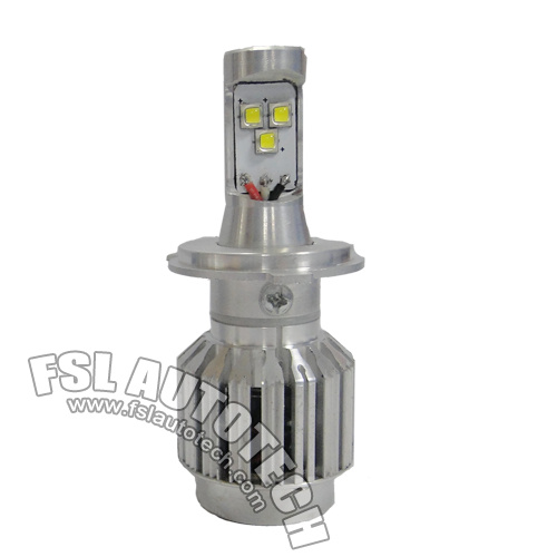 30W H4 12V P43t Auto LED Lighting Headlamp Bulb