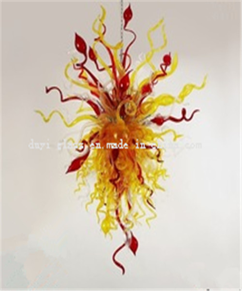 Multicolour Art Blown Glass Chandelier for Decoration
