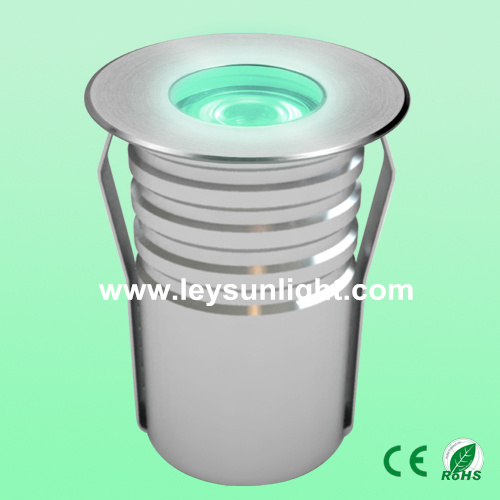 50mm Diameter Recessed IP67 LED Garden Path Light Fitting