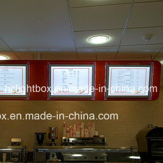 LED Slim Crystal Light Box with Acrylic Display