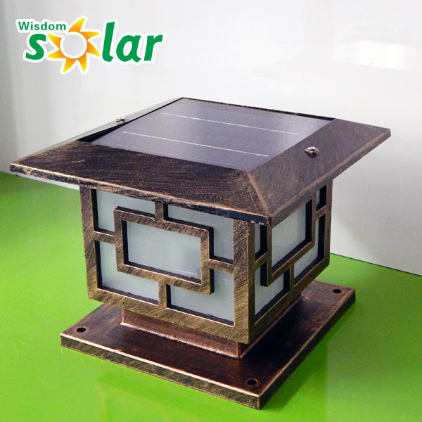 2014 New Product Solar Pool Fence Light with Solar Panel, Solar LED Lights (wisdomsolar JR-3018)