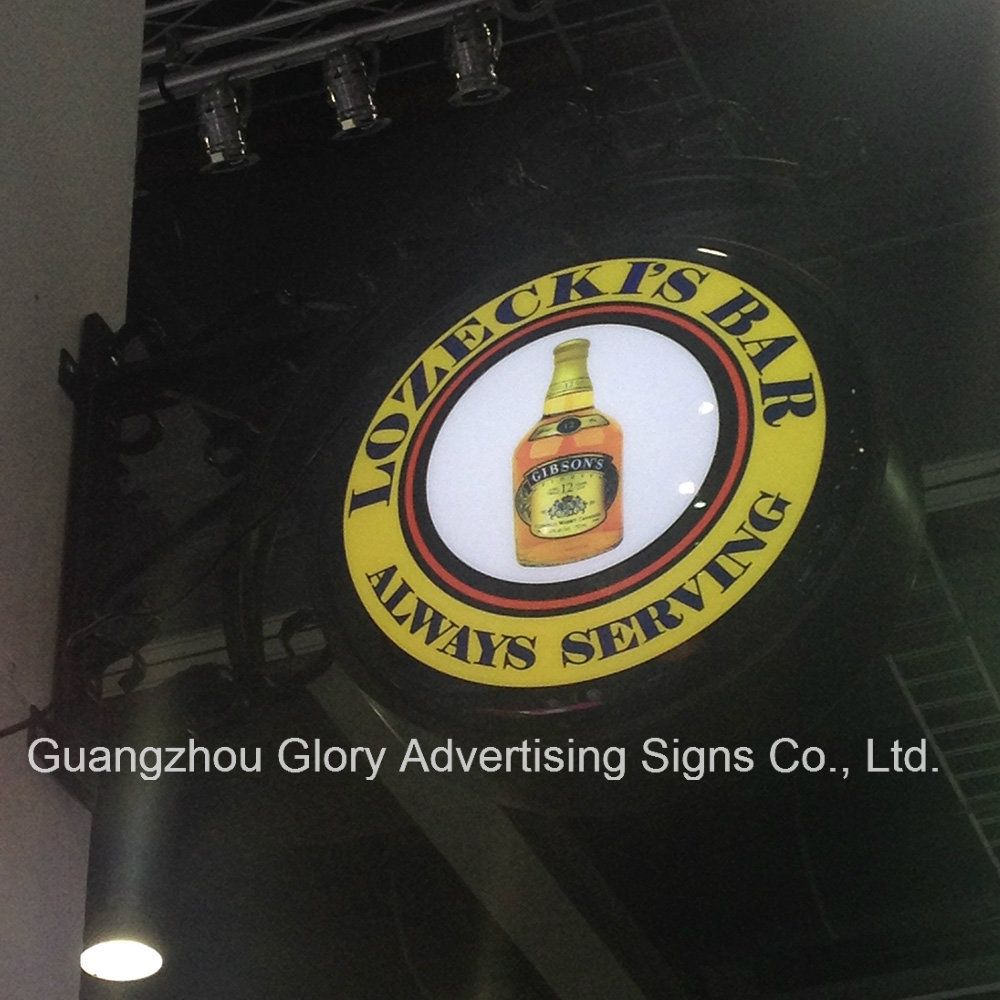 Outdoor Vacuum Coating Rotating Beer Signbox