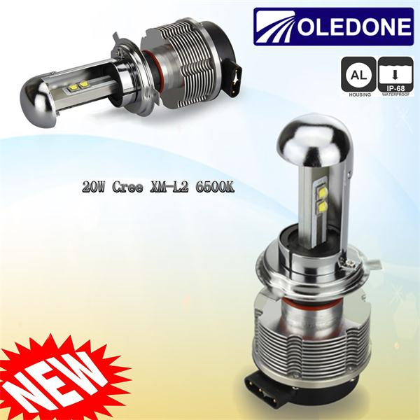 IP 68 Aluminum Oledone H4 CREE LED Head Lamp (WD-A20)