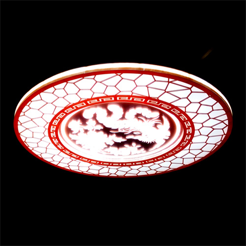Digital Artistic Style Frameless Light Guide LED Ceiling Light