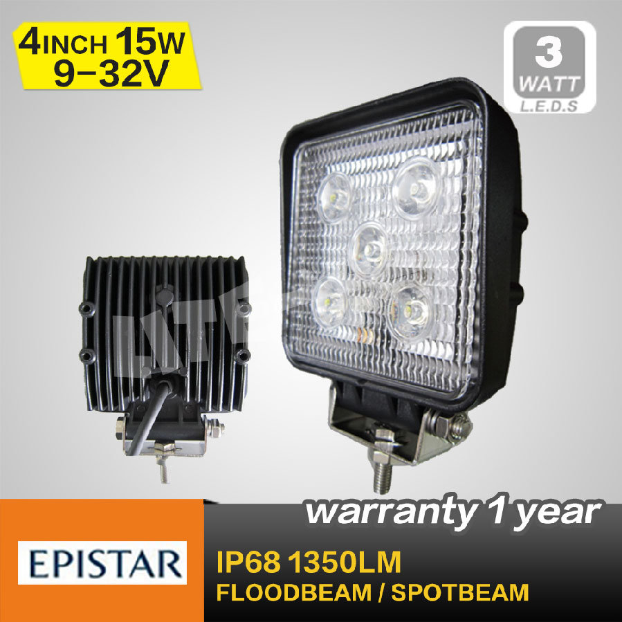 15W 9-32V DC Offroad LED Work Light
