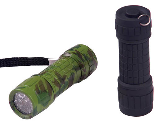 9 LED Plastic Flashlight (YC703S-9L)