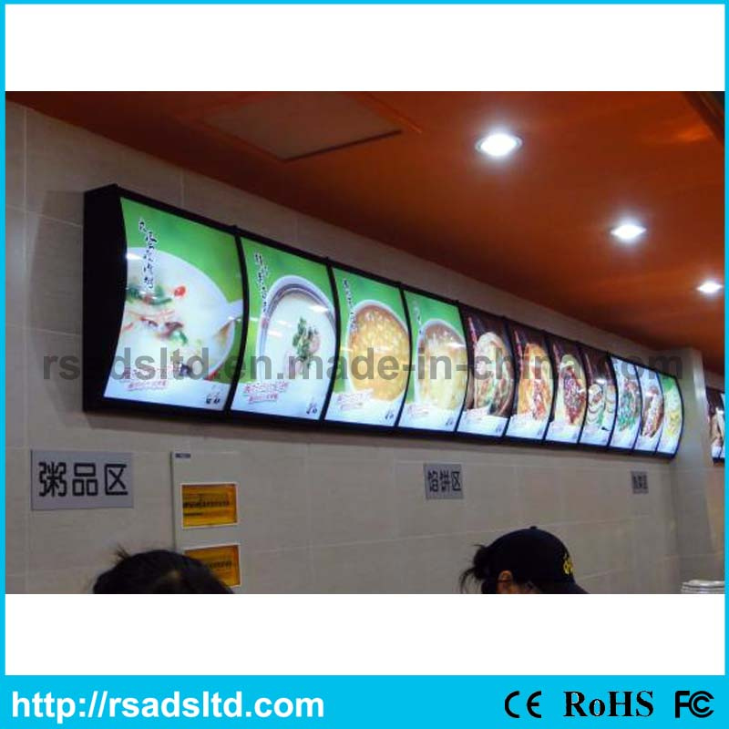 Aluminum Food Menu Display LED Light Box