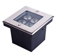 4W Square Case LED Underground Light, LED Underground Paving Light