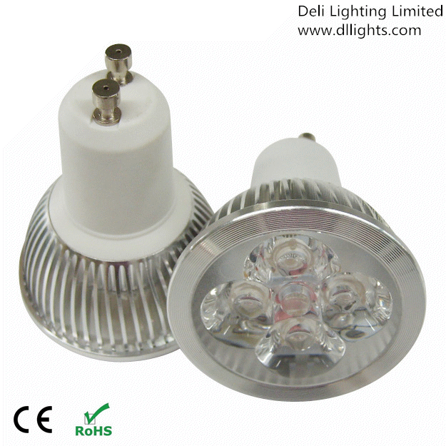 High Power Super Bright GU10 Dimmable 4W LED Spotlight