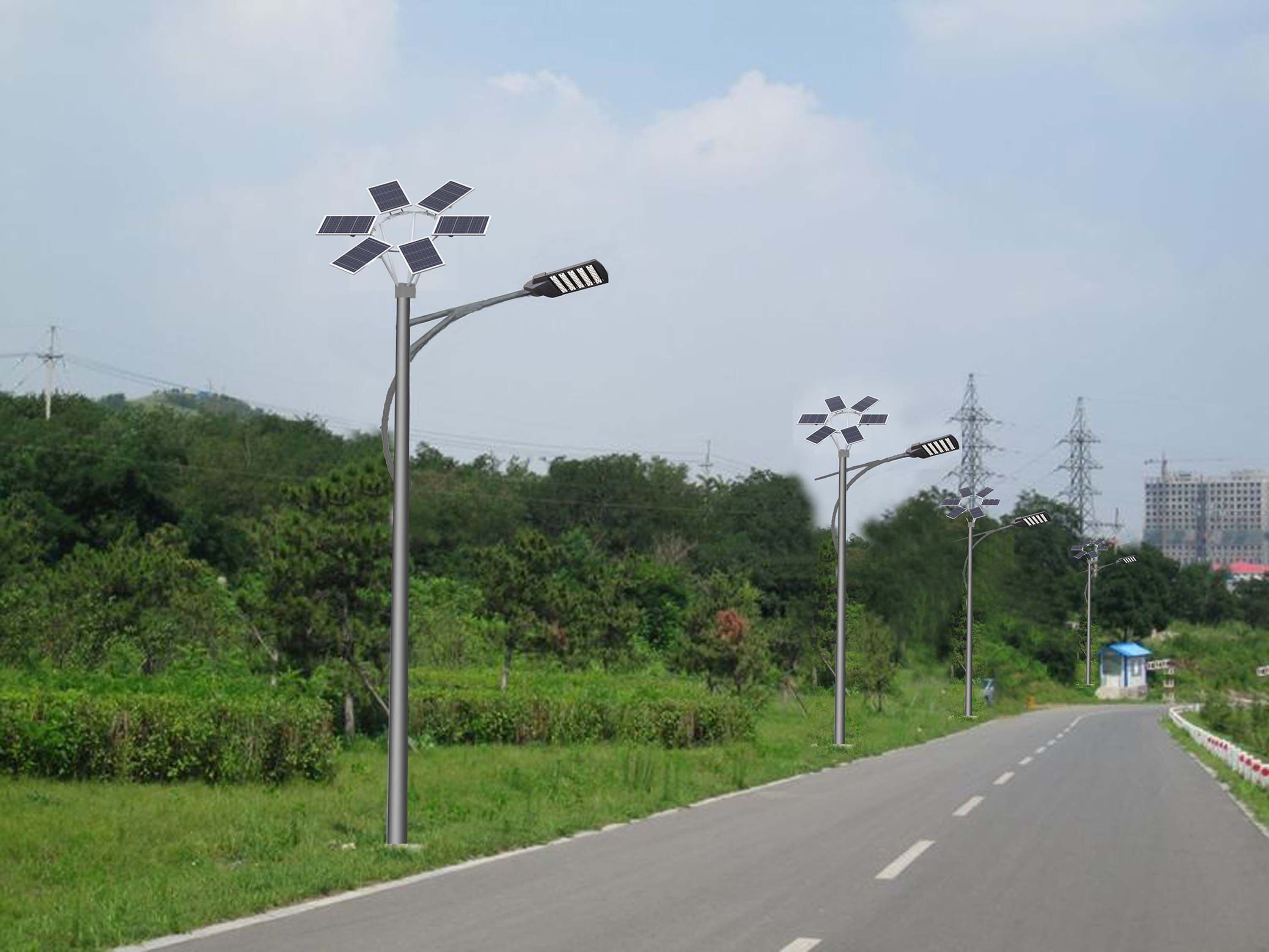 5 Years Warranty IP67 Solar Street Light 50W-150W with CE