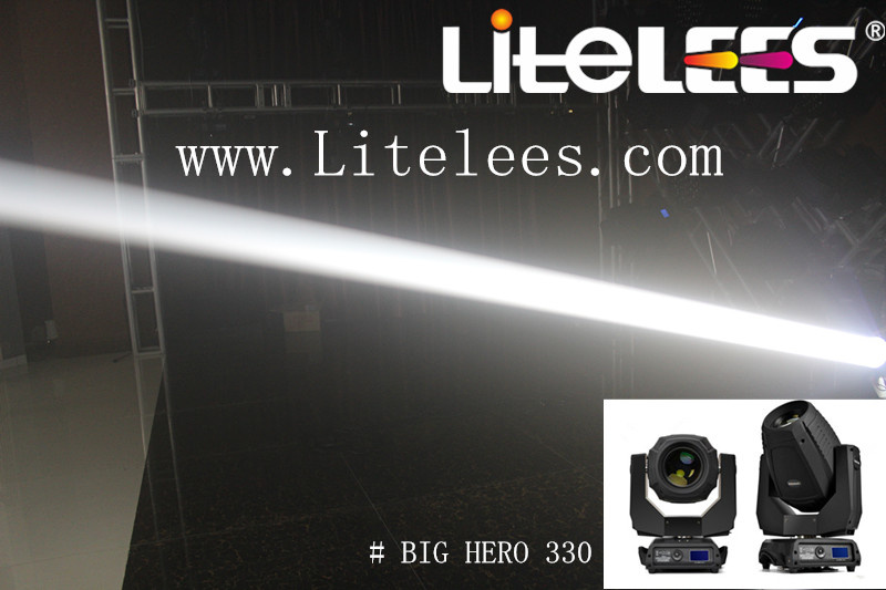Guangzhou Professional 330W Beam Wash Spot 3 in 1 Moving Head Light (litelees-Big Hero 330)