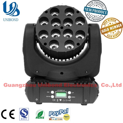 12PCS 10W LED Moving Head Beam Light