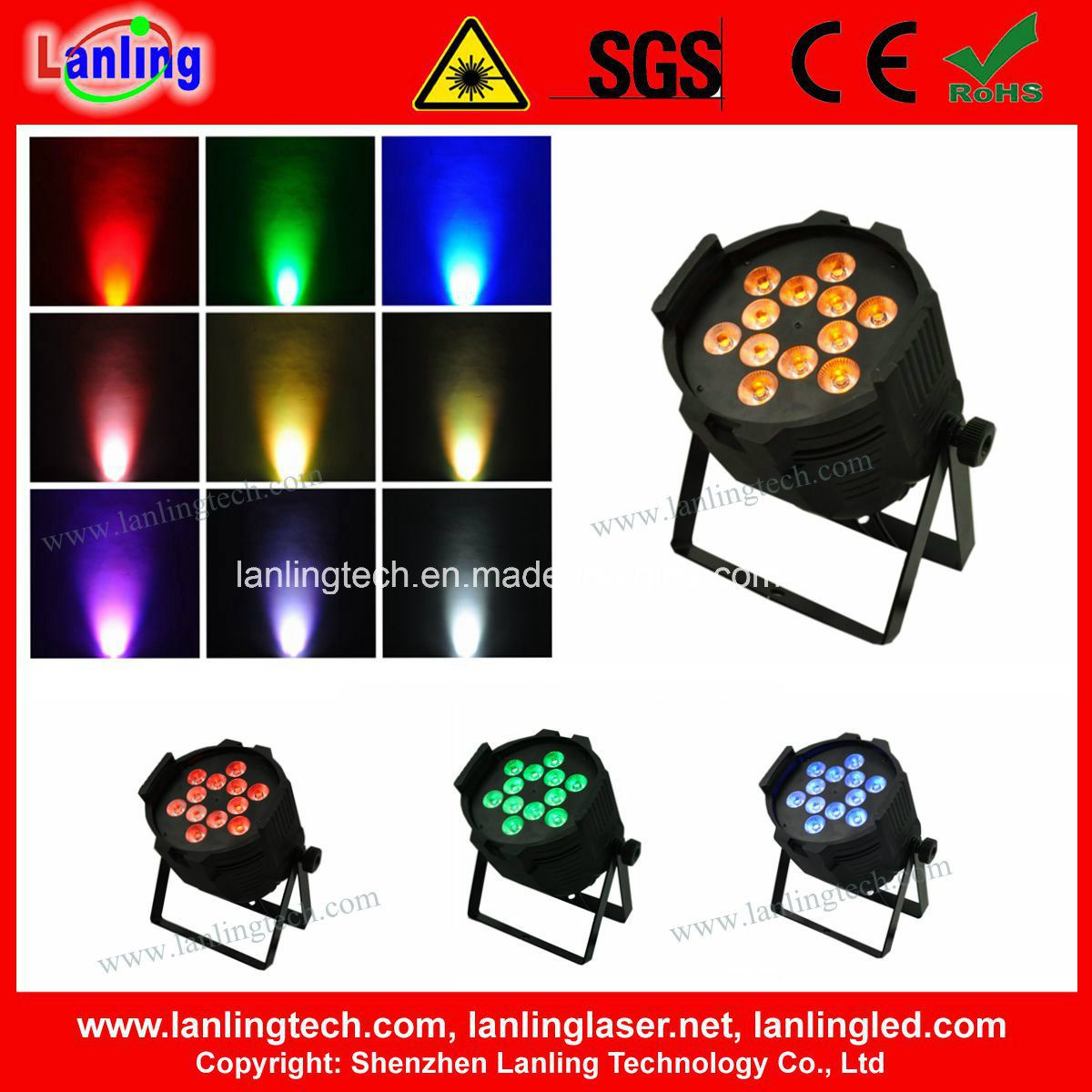 60W RGBWA 5-in-1 Stage LED PAR