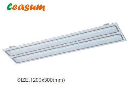 1200*300mm Frosted Prism Panel LED Grille Light