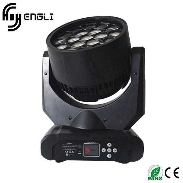 19PCS RGBW LED Stage Moving Head Light (HL-003BM)