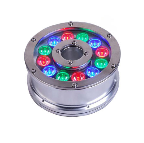 IP68 12*1W RGB 24V DC LED Underwater Light