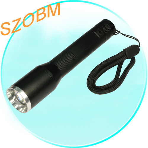 Aluminum 1W 45 Lumen 3 Mode LED Flashlight