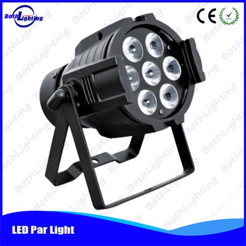 High Power 7X10W RGBW 4 in 1 DMX LED PAR Can