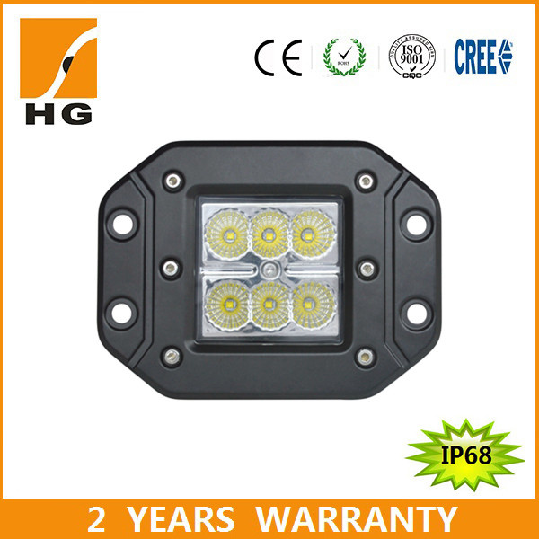 New Design Flush Mount 18W CREE LED Work Light