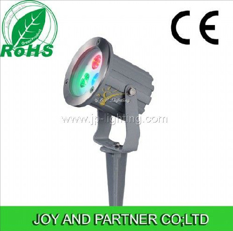RGB 9W LED Landscape Garden Light with Spike (JP83834)