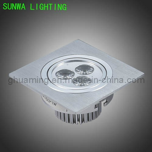 High Power 1W*3 Chip LED Ceiling Light