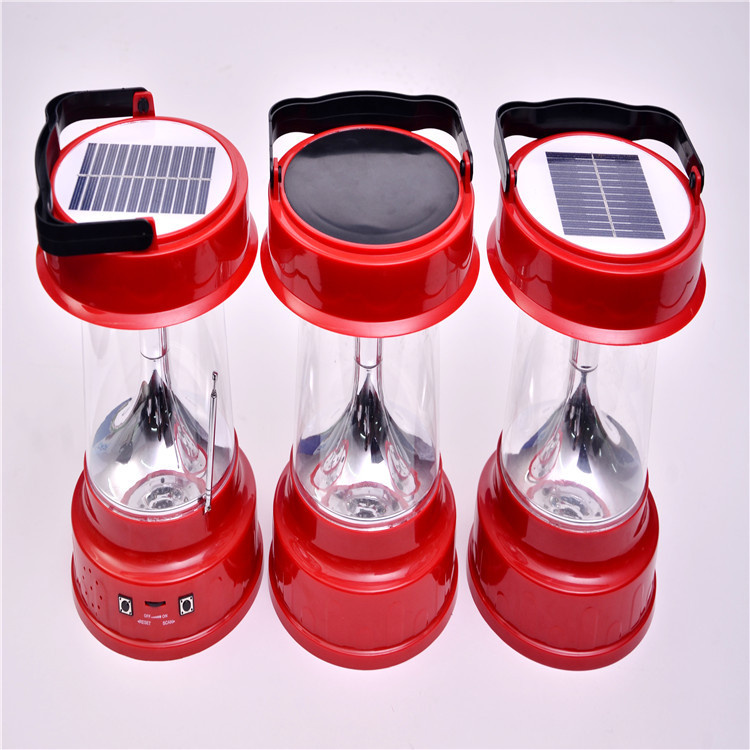 Energy Saving Portable LED Camping Light with Solar Panels